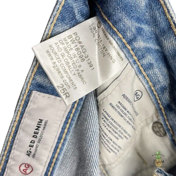 AG ADRIANO GOLDSCHMIED Phoebe Vintage High Waisted Tapered Leg Jeans  - Picture 7 of 8